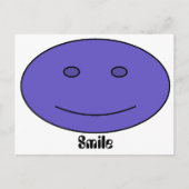 Lächeln Postkarte (Vorderseite)