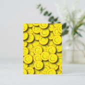 Lächeln Postkarte (Stehend Vorderseite)