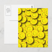 Lächeln Postkarte (Vorne/Hinten)