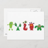 Lächeln Postkarte (Vorne/Hinten)