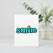 LÄCHELN POSTKARTE (Stehend Vorderseite)