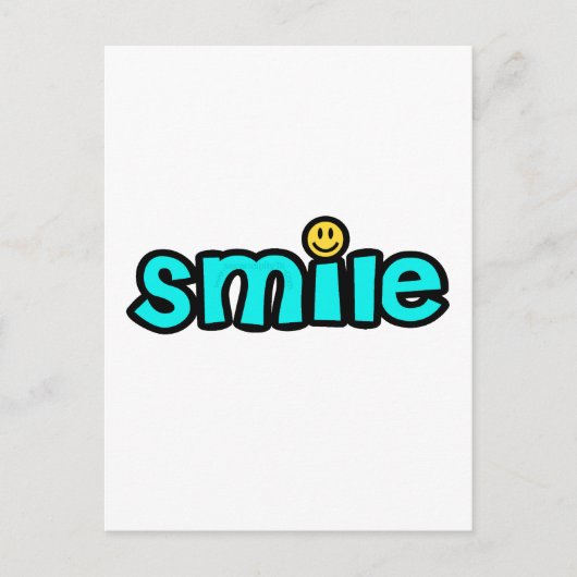 LÄCHELN POSTKARTE (Vorderseite)