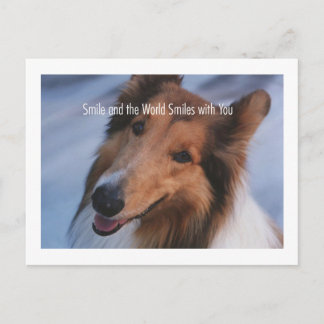 Lächeln Postkarte