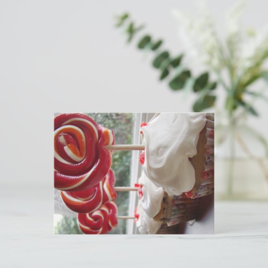 LÄCHELN POSTKARTE (Stehend Vorderseite)