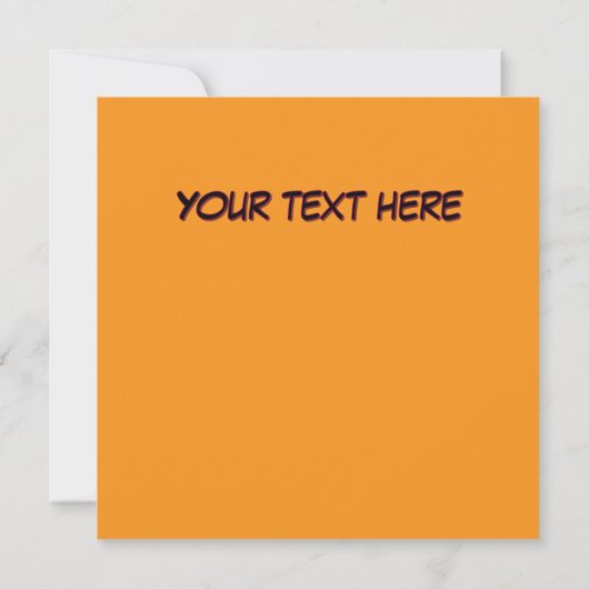 Lächeln Pumpkin Einladung (Rückseite)