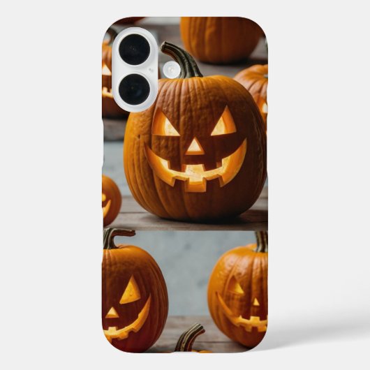 Lächeln Pumpkin Face Halloween Case-Mate iPhone Hülle (Rückseite)