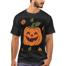 Lächeln Pumpkin Face Halloween T - Shirt