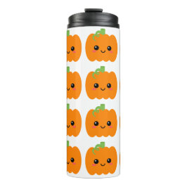 Lächeln Pumpkin Face Tumbler, Niedliche Geburtstag Thermosbecher
