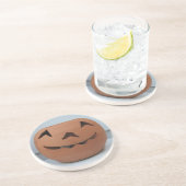 Lächeln Pumpkin Getränkeuntersetzer (Seite)