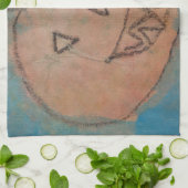 Lächeln Pumpkin, Halloween Kinder Art Wasserfarbe Handtuch (Gefaltet)