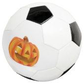 Lächeln Pumpkin Kürbislaterne Halloween Fußball (Dreiviertel)