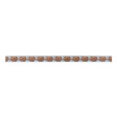 Lächeln Pumpkin Satinband (Vorderseite)