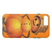 Lächeln Pumpkin Snowman Orange Case-Mate iPhone Hülle (Rückseite (Horizontal))