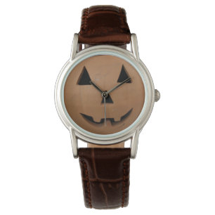 Lächeln Pumpkin Watch Armbanduhr