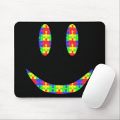 Lächeln-Puzzlespiel Mousepad (Mit Mouse)