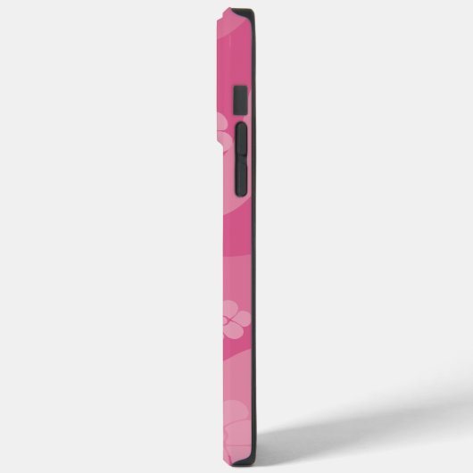 Lächeln - Rosa Case-Mate iPhone Hülle (Rückseite / Links)