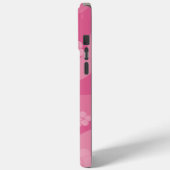 Lächeln - Rosa Case-Mate iPhone Hülle (Rückseite / Links)