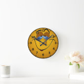 lächeln runde wanduhr (Zuhause)