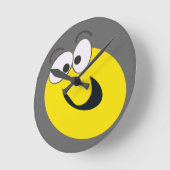 Lächeln Runde Wanduhr (Winkel)