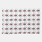 Lächeln Samoyed Kitchen Geschirrtuch (Horizontal)