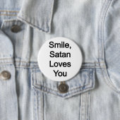 Lächeln, Satan Lieben, Sie Button (Beispiel)