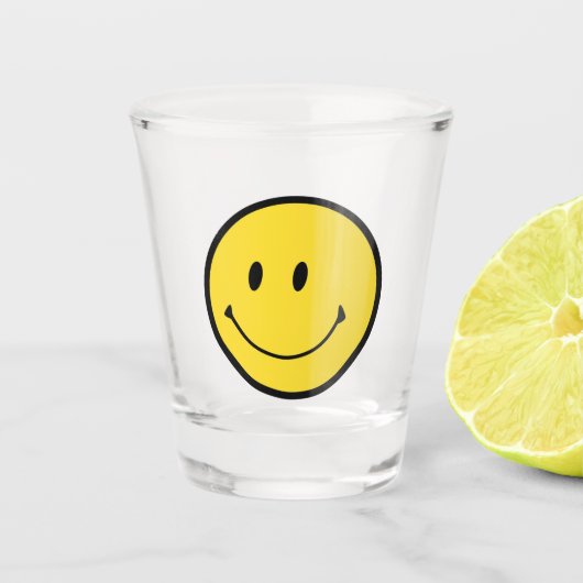 Lächeln Schnapsglas (Vorderseite)