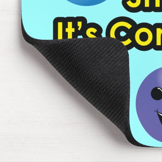 Lächeln! Sein ansteckendes Mousepad (Ecke)