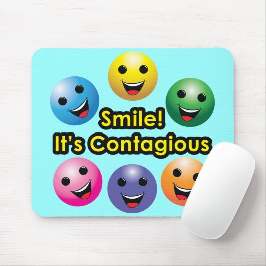 Lächeln! Sein ansteckendes Mousepad (Mit Mouse)