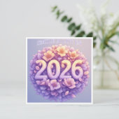 Lächeln Sie 2026 viel Karte (Stehend Vorderseite)
