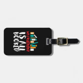 Lächeln Sie am Wochenende am beliebten Bookworm Gepäckanhänger (Vorderseite horizontal)