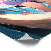 Lächeln Sie auf der Sunlit Bridge Poster (Ecke)