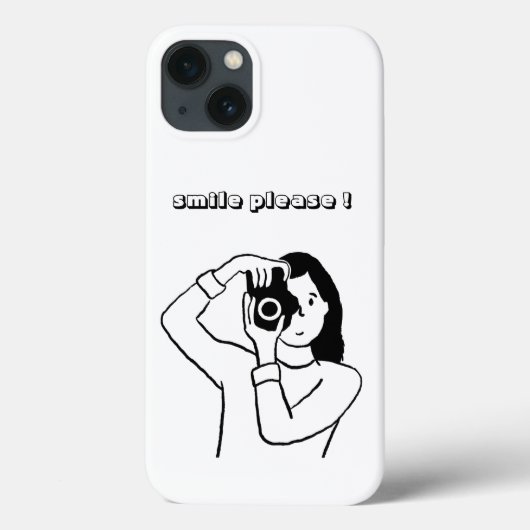 Lächeln Sie bitte Handyhülle Case-Mate iPhone Hülle (Rückseite)