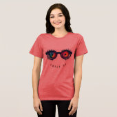 Lächeln Sie das Augenglas Tri-Blend Shirt (Vorderseite voll)
