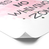 Lächeln Sie, das ist eine glänzende Zone-Funny Wal Poster (Ecke)