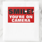 Lächeln Sie, dass Sie auf Camera Stickers sind (Tasche)