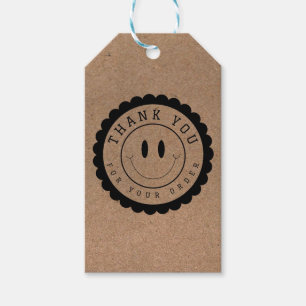 Lächeln Sie Gesicht Danke, Craft Circle Geschenkanhänger