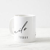 Lächeln Sie heute. Tasse und Cups (Vorderseite Links)