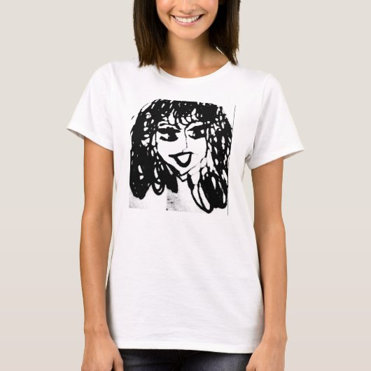Lächeln Sie mehr T-Shirt (Vorderseite)