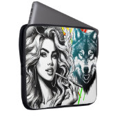 Lächeln Sie mich auf - Tintensammlungen Laptopschutzhülle (Vorne Rechts)