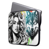 Lächeln Sie mich auf - Tintensammlungen Laptopschutzhülle (Vorderseite Links)