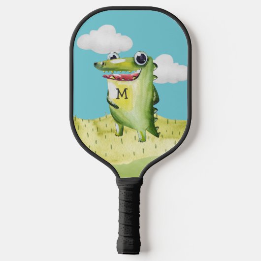 Lächeln Sie mit Ihrem ersten Monogramm-Gator Pickleball Schläger (Rückseite)