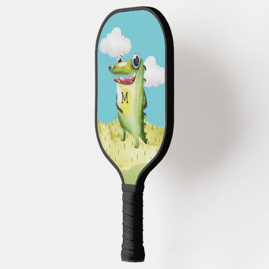 Lächeln Sie mit Ihrem ersten Monogramm-Gator Pickleball Schläger (Links)
