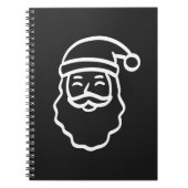 Lächeln Sie mit Santa Notizblock (Vorderseite)