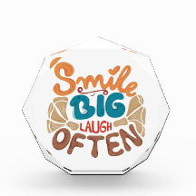 Lächeln Sie oft Big Lächeln: Freude