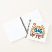 Lächeln Sie oft Big Lächeln: Freude Notizblock (Innenseite)