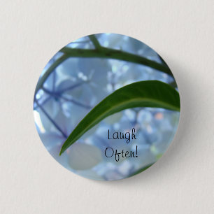 Lächeln Sie oft! Knöpfe benutzerdefinierte Blue Hy Button