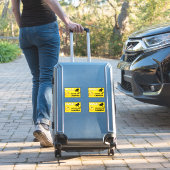 Lächeln Sie, Sie sind auf Kamerasymbol, Videoüberw Aufkleber (Koffer Insitu)