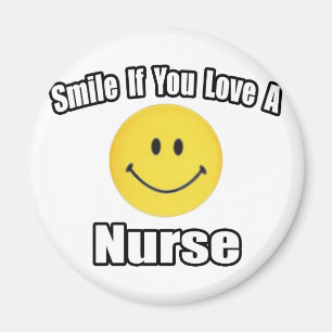 Lächeln Sie, wenn Sie eine Krankenschwester Liebe Magnet
