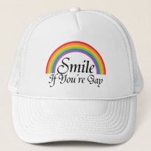 Lächeln Sie, wenn Sie Gay-Rainbow-Stolz sind