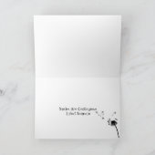 Lächeln sind ansteckend karte (Innenseite)